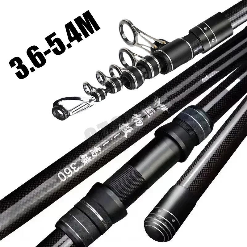 3,6m 4,5m 5,0m 5,4m Teleskop-A – Fishing Rod Surf Bewertung und Preis