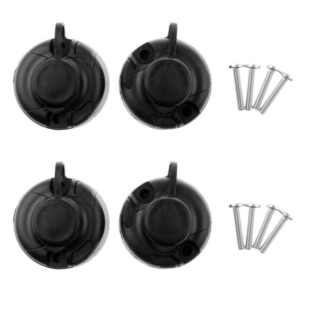 4 Stück schwarze ABS-Angelrute – Fishing Rod Boat Bewertung und Preis